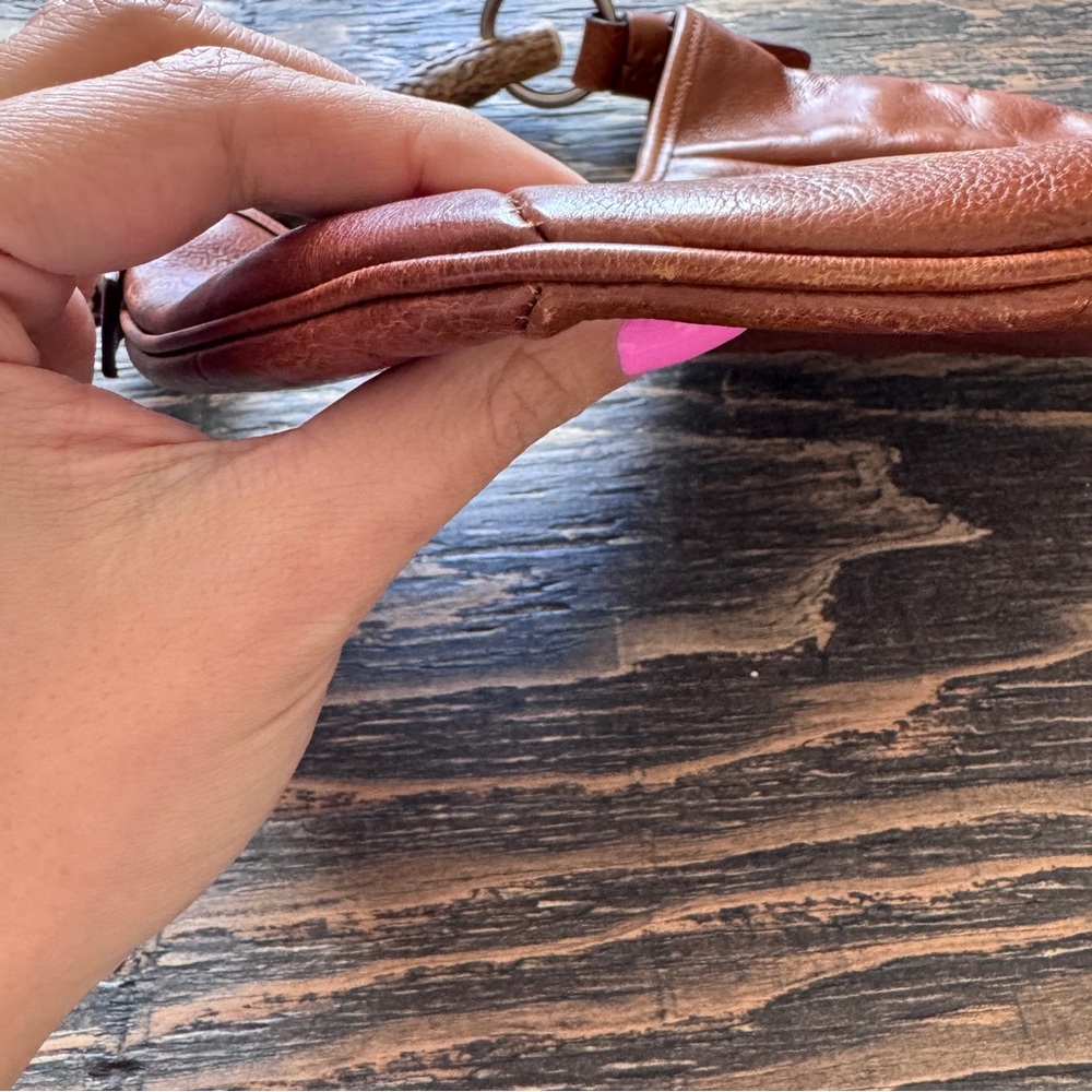 Yves Saint Laurent Tan Leather Mombasa Mini Bag - Picture 5 of 14